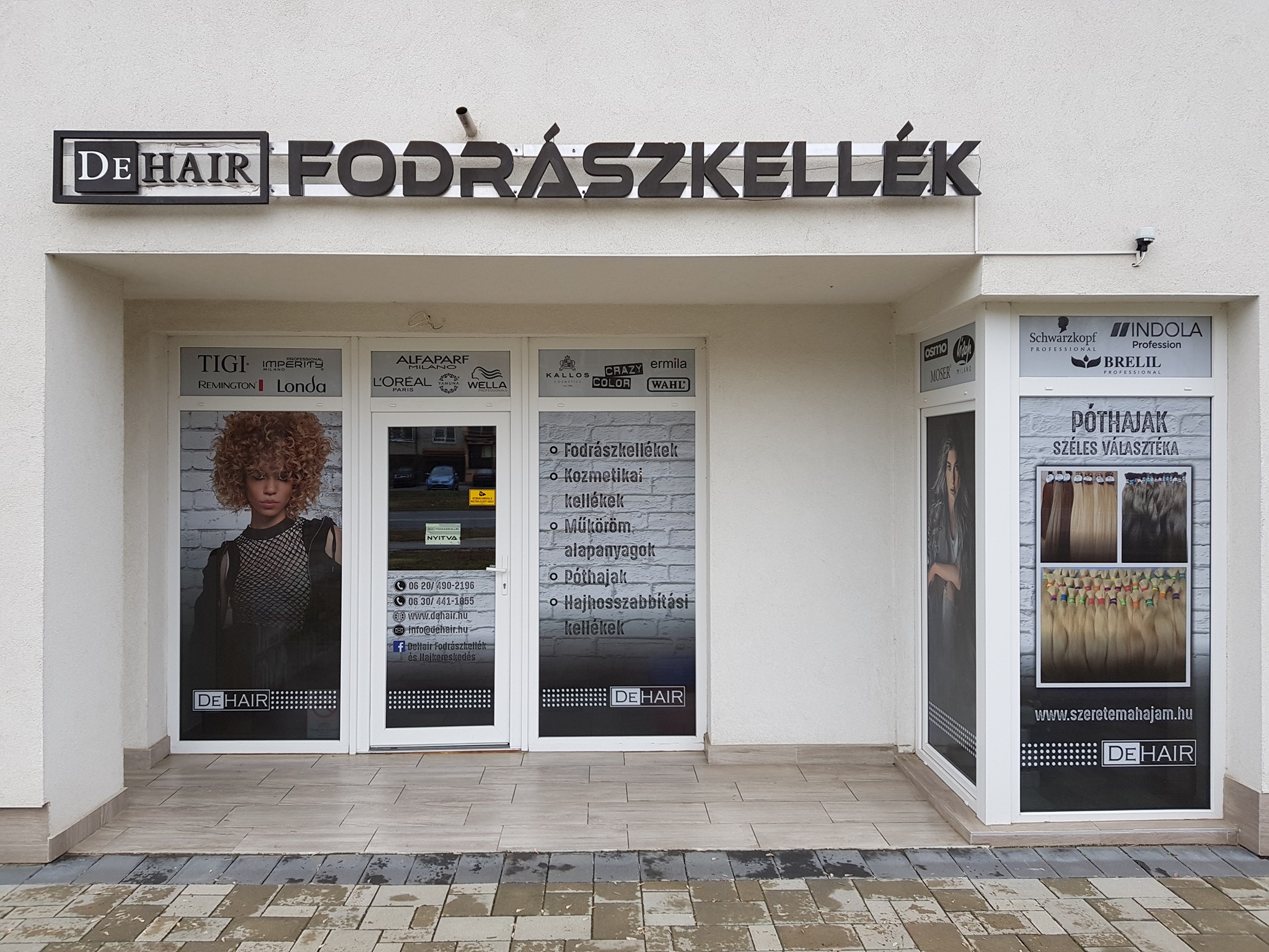 DEHAIR Fodrászkellék és Hajkereskedés – kép