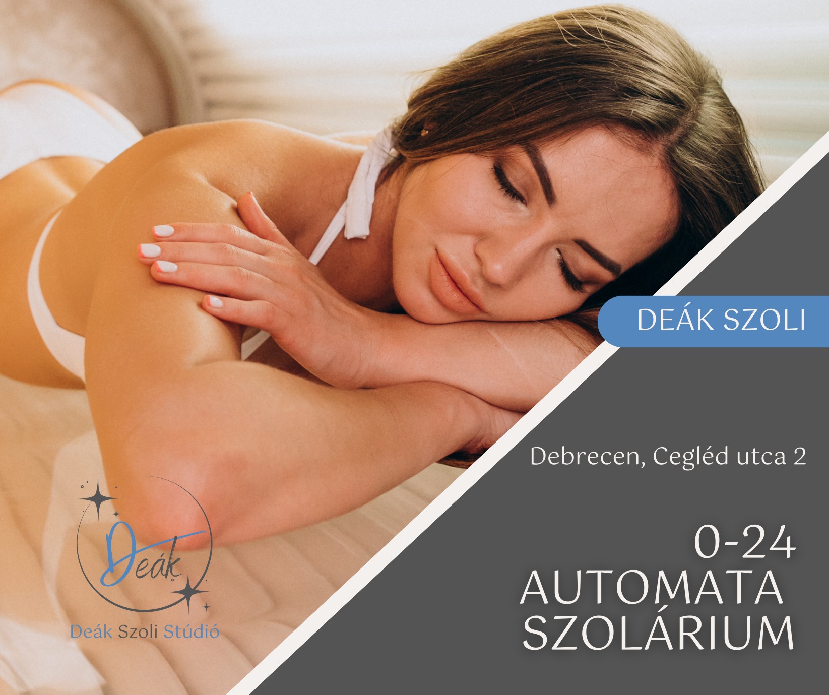 Deák Szoli Stúdió Automata Szolárium 0-24 – kép