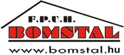 F.P.U.H. BOMSTAL Mobilgarázs gyártó logó