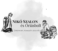 NIKÓ Szalon és Óriásbolt logó